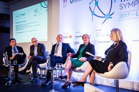 Lesley on panel at World Trade Symposium