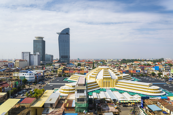 central phnom penh in cambodia 