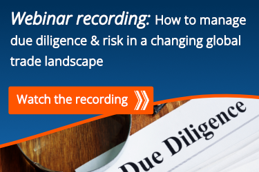 webinar recording how to manage due diligence