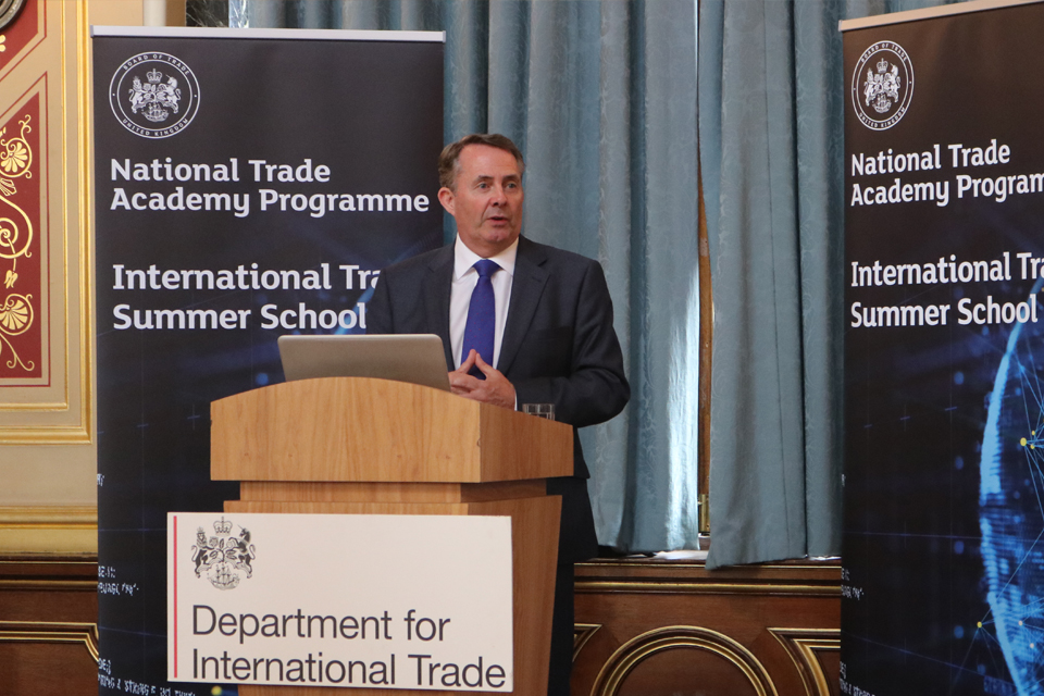 International Trade Secretary Dr Liam Fox MP 