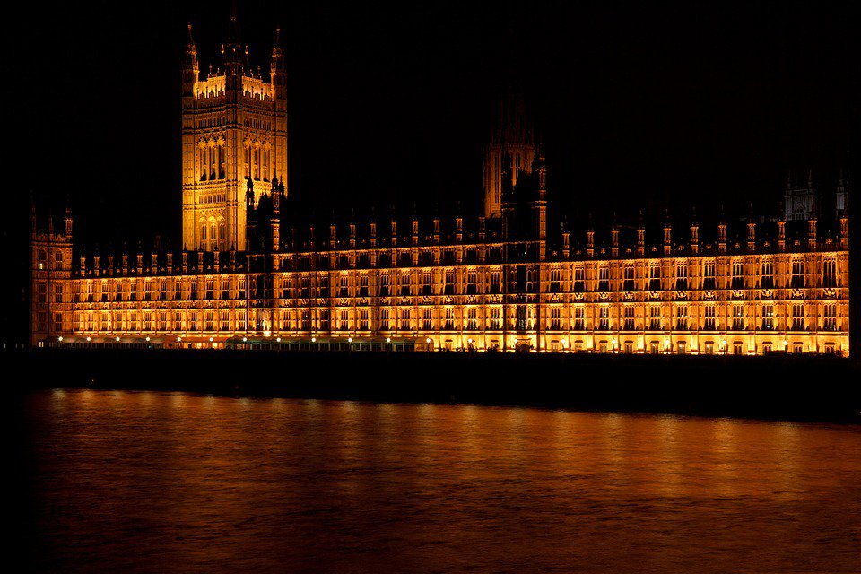 Houses of Parliament at night