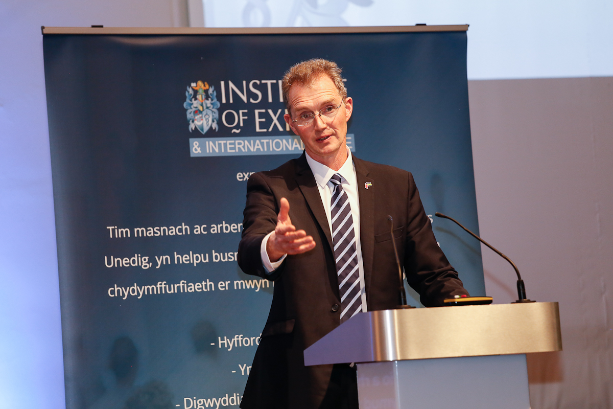 David TC Davies, Welsh minister, speaking at launch of IOE&IT Cymru 