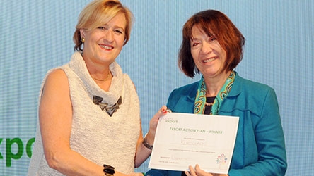 Ann Attridge with CEO Lesley Batchelor OBE