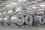 Rolls of polish aluminum waiting in a factory 