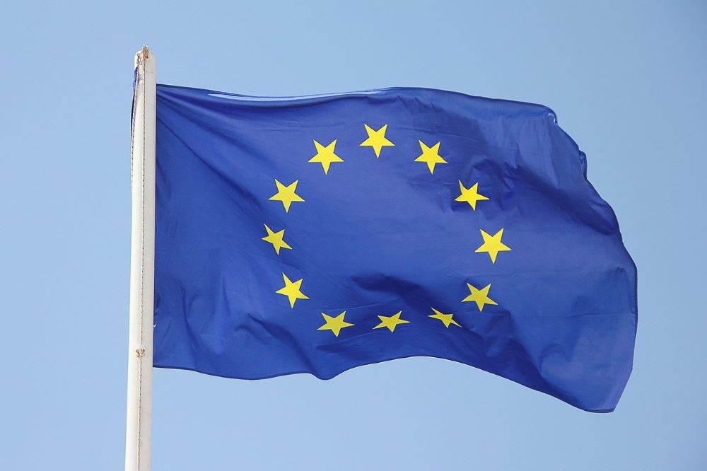 EU flag unveiled