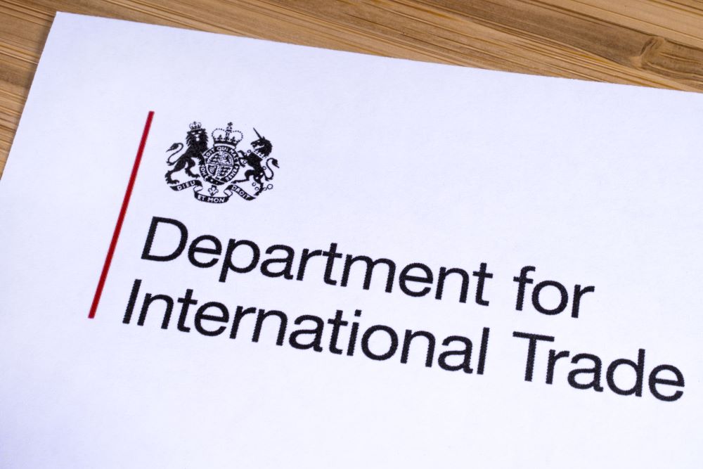 International trade week 2022 - Department of International Trade logo