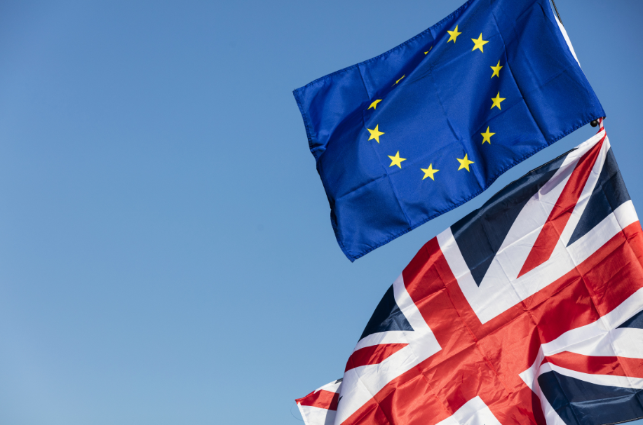 EU UK Flag Northern Ireland Protocol talks reset oxford meeting
