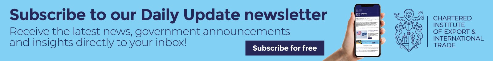 Subscribe to our Daily Update newsletter