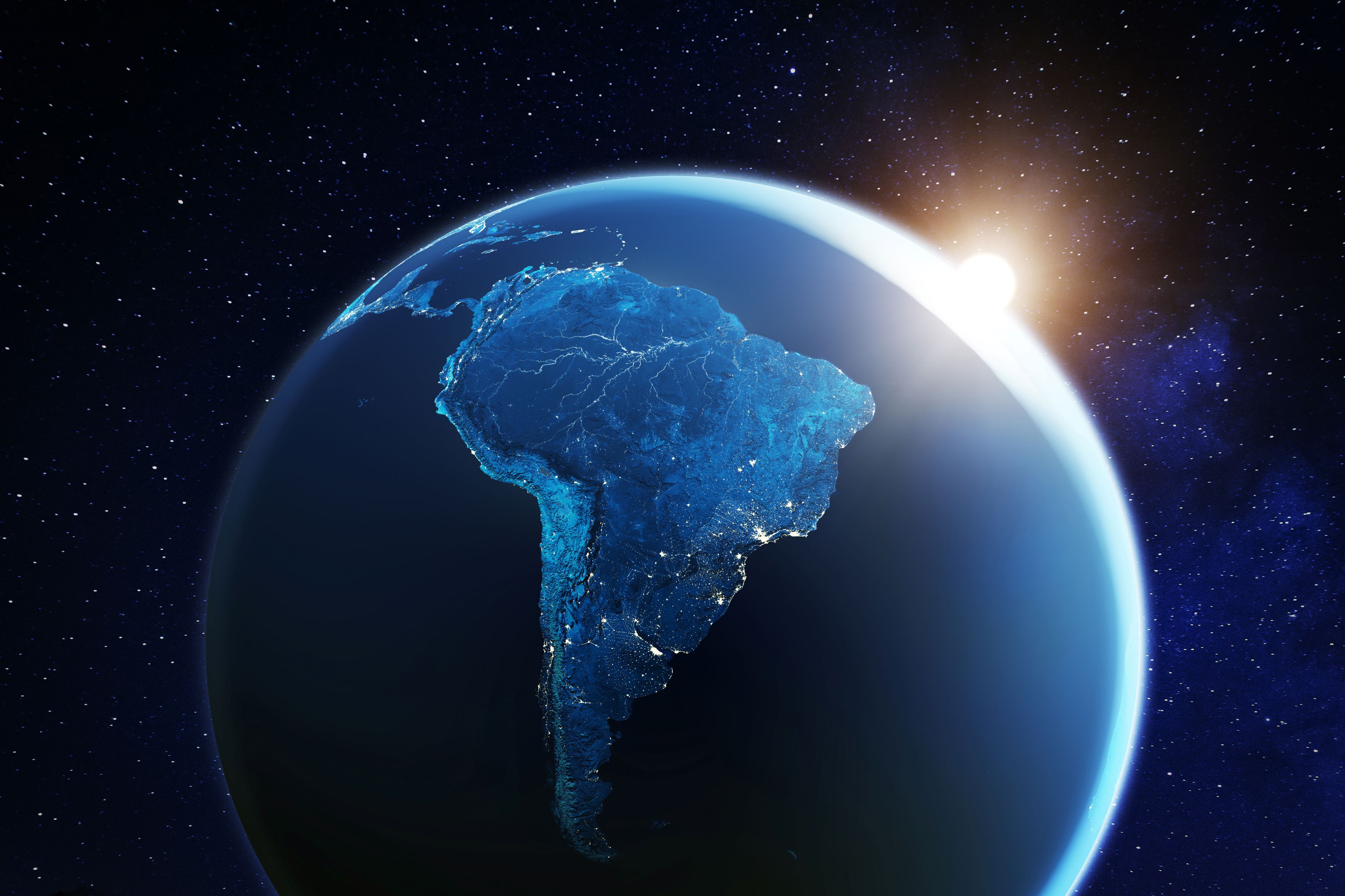 Latin America from space