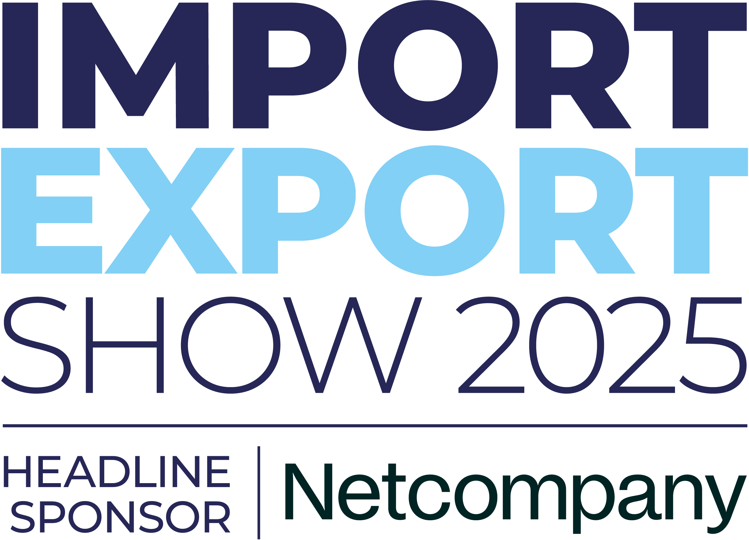Import Export Show and Netcompany Logo