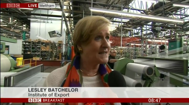 Lesley Batchelor on BBC Breakfast