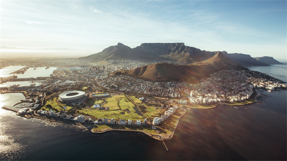 aerial view of South Africa