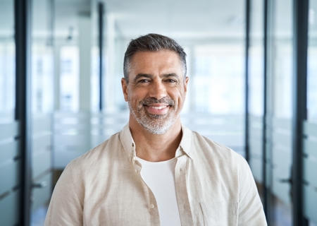 Smiling man